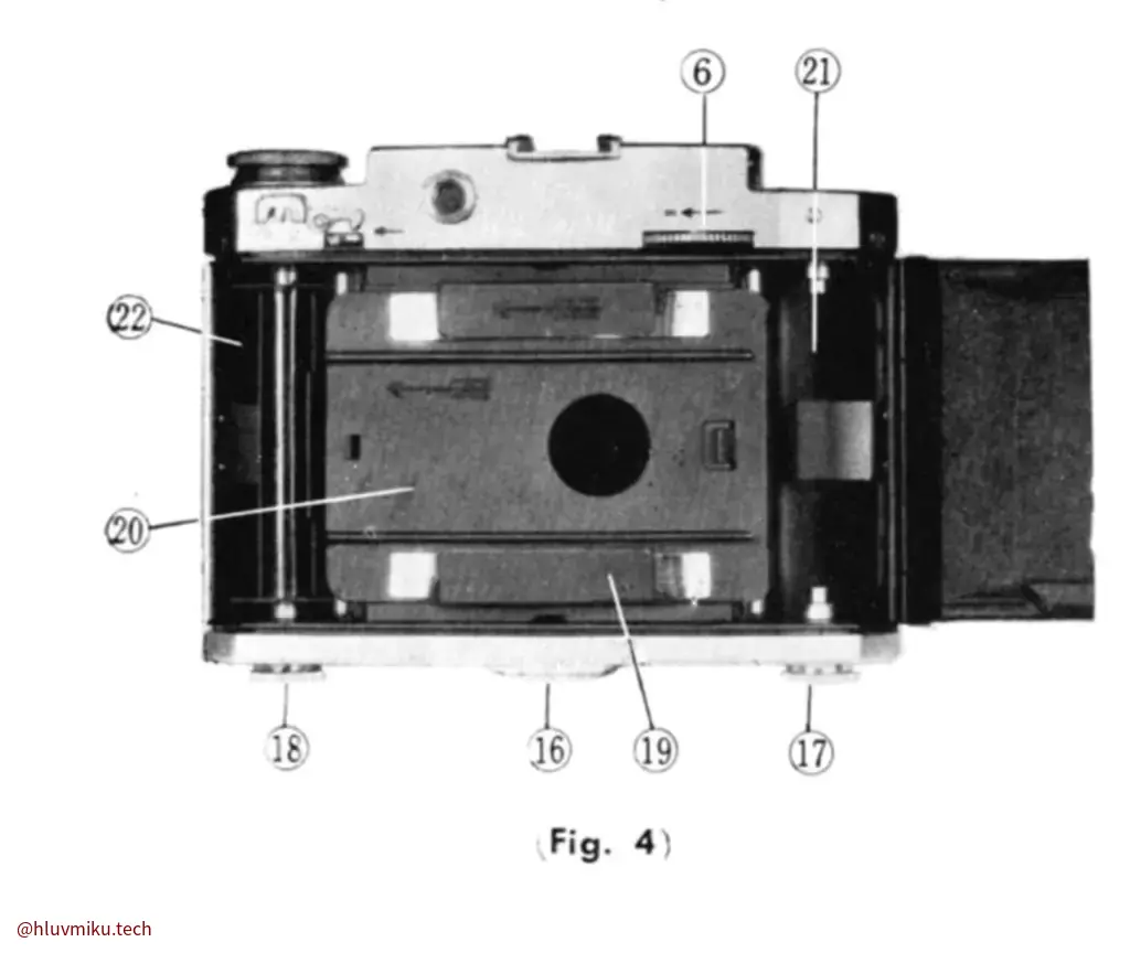 图4 — 机背打开示意图