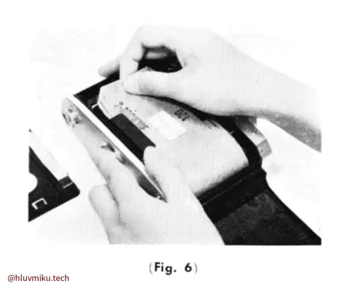 图6 — 穿纸示意图